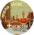 Logo della manifestazione «-Alcol +Scacchi»