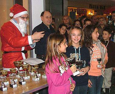 Le vincitrici del torneo A femminile di Scaccogatto 2011