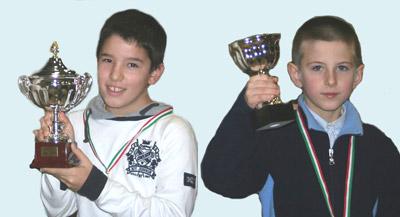 Riccardo Carraro (1°) e Leonardo Testa (2°)