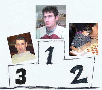  Leone Gennari (3&amp;deg;), Remo Padovan (1&amp;deg;) e Alessio Boraso (2&amp;deg;)