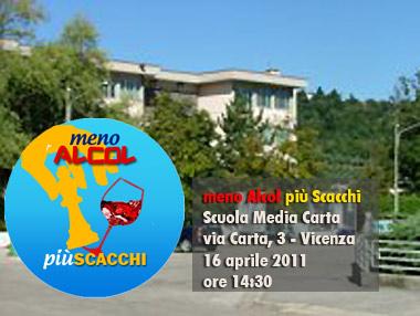 Il 16 aprile con «Meno Alcol più Scacchi» si conclude il II Trofeo Magnascacchi