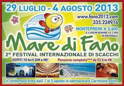 Mare di Fano - 29 luglio - 4 agosto 2013