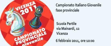 Il 6 febbraio alla Scuola Pertile il Campionato provinciale giovanile